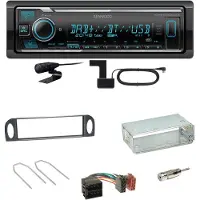 Kenwood KMM-BT508DAB Bluetooth Digitalradio Einbauset für Citroen C5 bis 07/2004