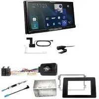 Pioneer AVH-Z9200DAB Bluetooth USB MP3 DAB+ Einbauset für Opel Movano ab 2019