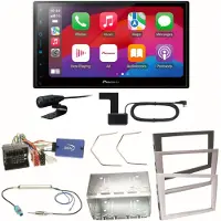 Pioneer SPH-DA77DAB Android Auto Einbauset für Opel Vectra C Meriva Vivaro Combo