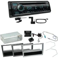 Kenwood KDC-BT760DAB Bluetooth Einbauset für Opel Vectra C Meriva Vivaro Combo