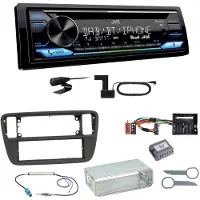 JVC KD-DB912BT Digitalradio Bluetooth Einbauset für Up Seat Mii Skoda Citigo