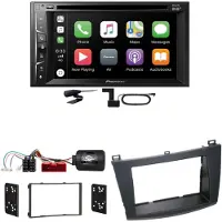 Pioneer AVH-Z3200DAB DAB+ Digitalradio USB Bluetooth Einbauset für Mazda 3 BL