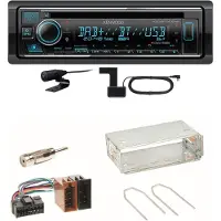 Kenwood KDC-BT740DAB Digitalradio Bluetooth Einbauset für Renault Clio 1 2 Twingo
