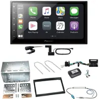 Pioneer SPH-DA250DAB Bluetooth DAB+ Einbauset für Citroen C2 C3 Berlingo Jumpy