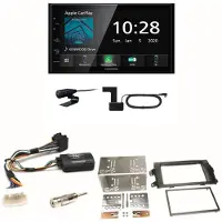 Kenwood DMX5020DABS Android Auto CarPlay Einbauset für Suzuki SX4 Fiat Sedici