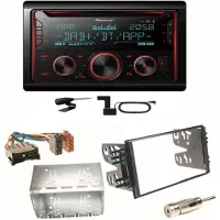 Pioneer FH-S820DAB DAB+ Bluetooth Einbauset für Kia Sorento JC Rio DC Carnival
