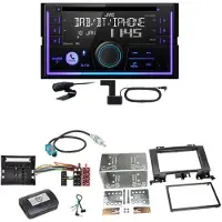 JVC KW-DB95BT Bluetooth DAB CD USB Einbauset für Mercedes Sprinter W906 Crafter