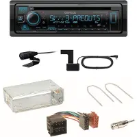 Kenwood KDC-BT950DAB Bluetooth DAB Einbauset für Opel Astra F G Corsa B Zafira A