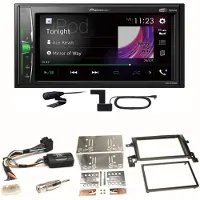 Pioneer DMH-A3300DAB Bluetooth MP3 DAB+ USB Einbauset für Suzuki Grand Vitara JT