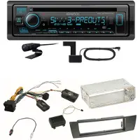 Kenwood KDC-BT960DAB Bluetooth Digitalradio Einbauset für BMW E87 E81 E82 X1 E84