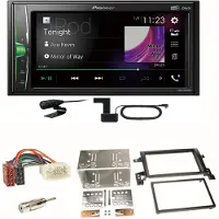 Pioneer DMH-A3300DAB Bluetooth MP3 DAB+ USB Einbauset für Suzuki Grand Vitara JT