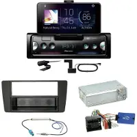 Pioneer SPH-20DAB DAB+ Bluetooth FLAC USB Einbauset für Skoda Yeti 5L Octavia 2