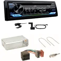 JVC KD-DB912BT Digitalradio Bluetooth Einbauset für Citroen Berlingo bis 2007