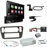 Pioneer AVH-Z7200DAB Bluetooth CD USB Einbauset für Up Seat Mii Skoda Citigo