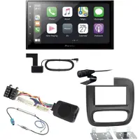 Pioneer SPH-DA250DAB Bluetooth MP3 USB DAB+ CarPlay Einbauset für Fiat Talento