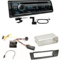 Kenwood KDC-BT760DAB Bluetooth Digitalradio Einbauset für BMW E90 E91 E92 E93