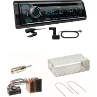 Kenwood KDC-BT760DAB Bluetooth DAB USB Einbauset für Renault Clio 1 2 Twingo