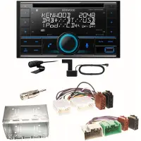 Kenwood DPX-7300DAB Bluetooth Digitalradio Einbauset für Volvo S40 V40 850