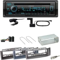 Kenwood KDC-BT960DAB Bluetooth DAB USB Einbauset für Renault Megane Scenic 1