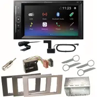 Pioneer DMH-A240DAB DAB+ Bluetooth Einbauset für Ford Focus C-Max Fiesta Transit