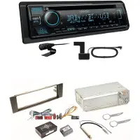 Kenwood KDC-BT560DAB Bluetooth Digitalradio CD USB Einbauset für Audi A3 8P 8PA