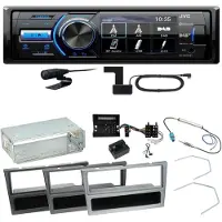 JVC KD-X561DBT DAB+ Bluetooth Einbauset für Opel Signum Corsa C Tigra Twintop