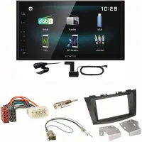 Kenwood DMX-125DAB Bluetooth MP3 DAB+ USB Einbauset für Suzuki Swift Sport FZ NZ