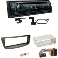 Kenwood KDC-BT560DAB Bluetooth DAB Einbauset Toyota Aygo Citroen C1 Peugeot 107