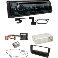 Kenwood KDC-BT560DAB Bluetooth Digitalradio USB CD Einbauset für Audi A1 8X