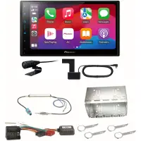 Pioneer SPH-DA77DAB CarPlay Android Auto DAB+ Einbauset für Fox Polo 9N3