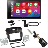 Pioneer SPH-DA77DAB CarPlay Android Auto DAB+ Einbauset für Isuzu D-Max 2