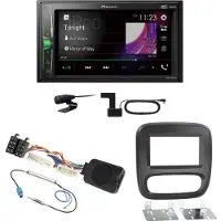 Pioneer DMH-A3300DAB USB DAB+ MP3 Digitalradio Einbauset für Opel Vivaro B