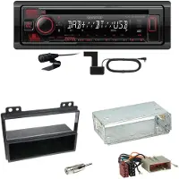 Kenwood KDC-BT450DAB Bluetooth Digitalradio CD Einbauset für Ford Fiesta Fusion