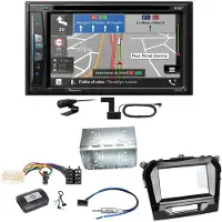 Pioneer AVIC-Z730DAB Navigation Bluetooth USB Einbauset für Suzuki Vitara LY