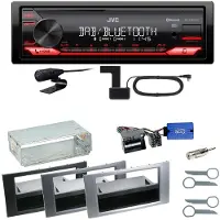 JVC KD-X282DBT Bluetooth DAB Einbauset für Ford Kuga Fusion Galaxy S-Max