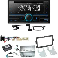 Kenwood DPX-7300DAB Bluetooth DAB CD USB Einbauset für Opel Vivaro Movano B