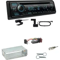 Kenwood KDC-BT560DAB Bluetooth Digitalradio Einbauset für Mercedes E-Klasse W124