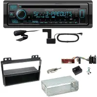 Kenwood KDC-BT960DAB Bluetooth Digitalradio Einbauset für Ford Fusion Fiesta