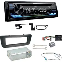 JVC KD-DB912BT Digitalradio Bluetooth Einbauset für Skoda Fabia 2 Roomster