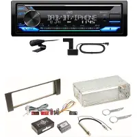 JVC KD-DB922BT Bluetooth Digitalradio CD USB Einbauset für Audi A4 B6 B7