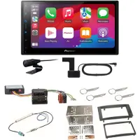 Pioneer SPH-DA77DAB CarPlay Android Auto Digitaltadio Einbauset für T5