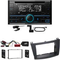 Kenwood DPX-7300DAB Bluetooth Digitalradio USB CD Einbauset für Mazda 3 BL