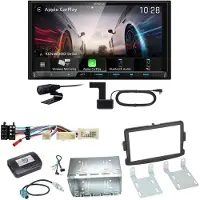 Kenwood DMX8021DABS Android Auto CarPlay Einbauset für Opel Vivaro Movano B