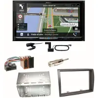 Pioneer AVIC-Z930DAB Navigation DAB+ USB Einbauset für Fiat Ducato Boxer Jumper