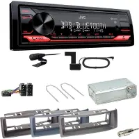 JVC KD-X272DBT Digitalradio USB MP3 FLAC Einbauset für Renault Megane Scenic 1