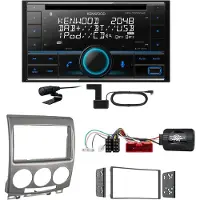 Kenwood DPX-7300DAB Bluetooth Digitalradio USB CD Einbauset für Mazda 5 CR
