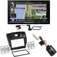 Pioneer AVIC-Z930DAB USB Navigation Bluetooth DAB+ Einbauset für Isuzu D-Max 2