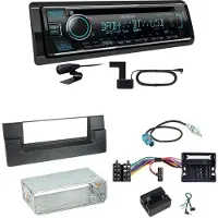 Kenwood KDC-BT760DAB Bluetooth Digitalradio Einbauset für BMW 5er E39 ab 10/2000