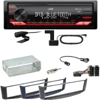 JVC KD-X282DBT Bluetooth Digitalradio USB Einbauset Smart ForTwo 450