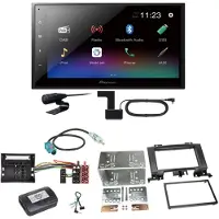Pioneer DMH-A340DAB DAB+ Bluetooth Einbauset für Mercedes Sprinter W906 Crafter